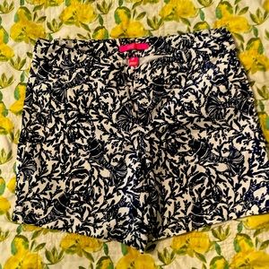 Lily Pulitzer blue and white shorts.  Gently used.  Size 10.